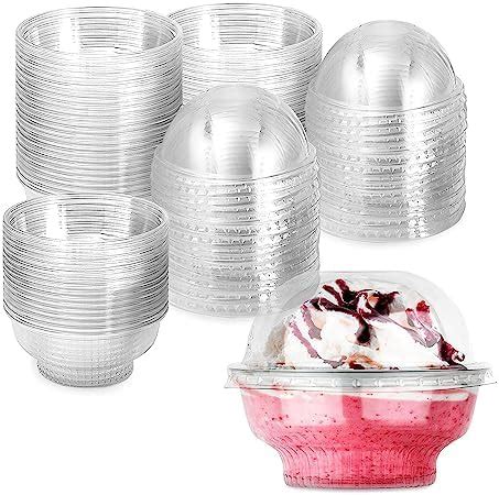 Amazon Tanlade Sets Oz Dessert Cups With Dome Lids And