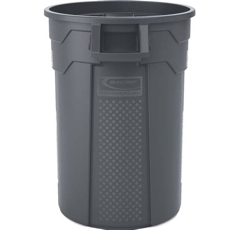 Suncast 32 Gallon Injection Molded Utility Trash Can