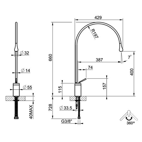 Gessi Goccia Miscelatore Lavabo H P Cm Senza Scarico