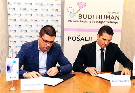 Epcg U Toku Godine Fondaciji Budi Human Donira E Eura Press