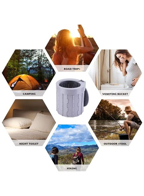 Toilet for Camping, Portable Potty for Adults, Porta Potty Travel ...