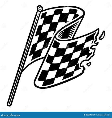 Race Flag Symbol Icon Vector Illustration. Checkered Flag Icon Stock ...