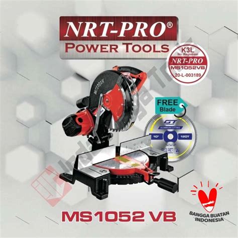 Jual Nrt Pro Ms Vb Mesin Mitre Saw Gergaji Alumunium Miter