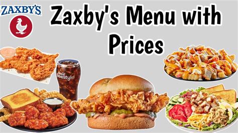 Zaxby's Menu with Prices 2024 USA [UPDATED]