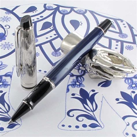 Stylo Roller Waterman Expert Deluxe L Essence Du Bleu Magnifique