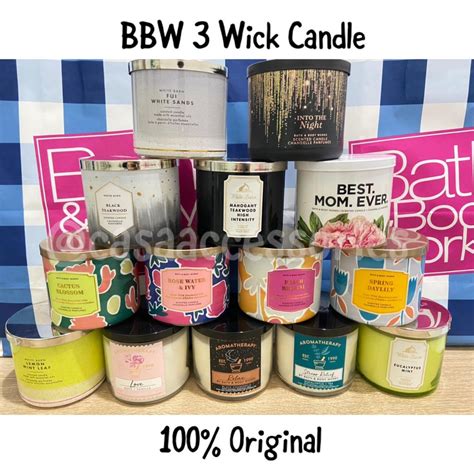 Bbw Bath And Body Works Aromatherapy Wick Candle Stress Relief Relax