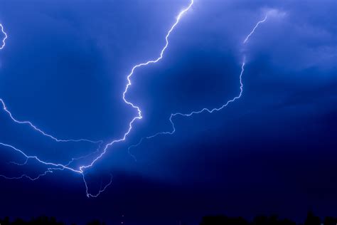 Thunderstorm Electricity Storm Beauty In Nature Ominous Night K