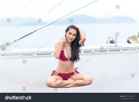 Sexy Girl Bikini Yacht Trip Summer Stock Photo 1516994873 Shutterstock