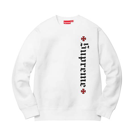 supreme シュプリーム X Independent Fuck The Rest Crewneck 17FW 日本人対応 必ず届く