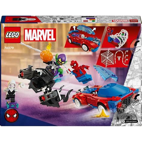 LEGO Marvel 76279 Spider Man Race Car Venom Green Goblin Set Smyths