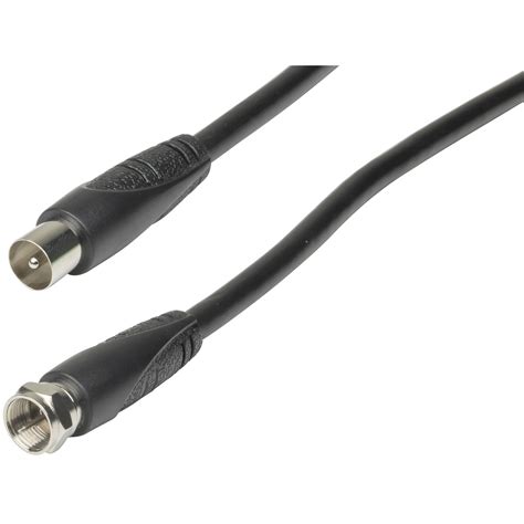 5m TV Antenna Cable - F Plug to TV Coaxial Plug | Jaycar Australia