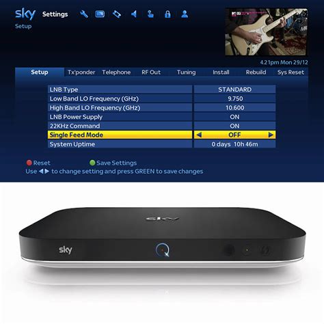 Sky Q With One Satellite Cable Single Feed