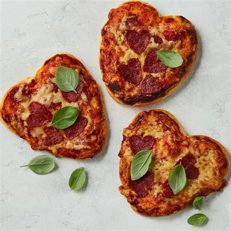 Heart-Shaped Pizza Recipe - Indian Tastes