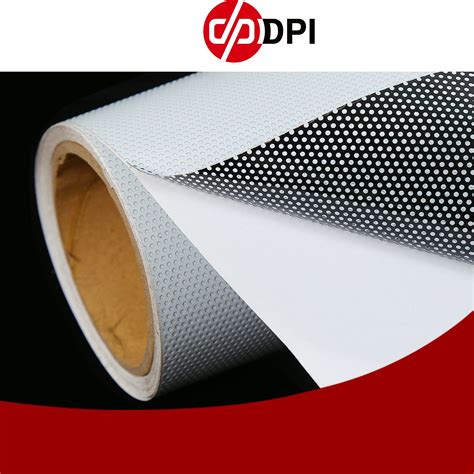 Pvc Pet One Way Vision Vinyl Printable Perforated Self Adhesive Vinyl