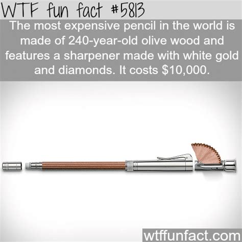 the most expensive pencil in the world wtf fun