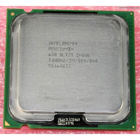 CPU Intel Pentium 4 Socket 775 A 3 2 Ghz Cache 2 MB FSB 800Mhz P477532