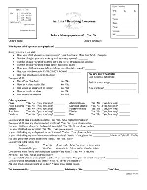 Fillable Online 03 Asthma Fax Email Print PdfFiller