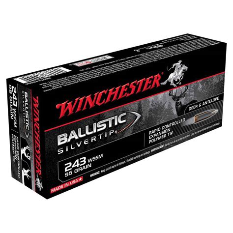 Winchester Ballistic Silvertip Wssm Winchester Super Short Mag