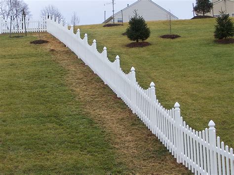 Famous How To Install A Picket Fence On A Slope Ideas