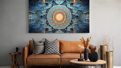 Canvas Wall Art - Islamic Patterns Abstract- HD0006 | Shop Today. Get ...