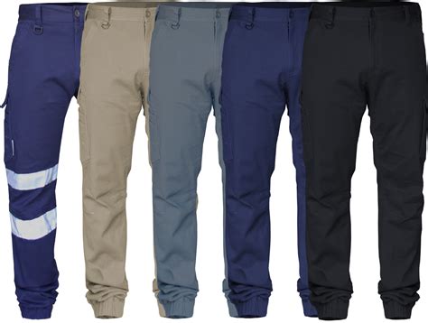 Work Cargo Pants Slim Fit Elastic Ankle Cuff Goodgearnation