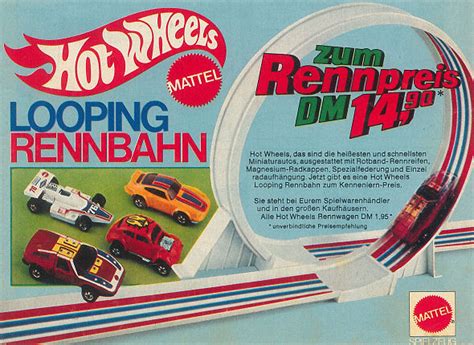 Hot Wheels Looping Rennbahn Print Ads HobbyDB