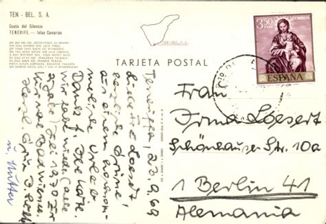 Ansichtskarte Postkarte Tenerife Teneriffa Kanarische Inseln Spanien