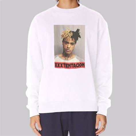 Xxxtentacion Mugshot Sweatshirt Cheap Made Printed