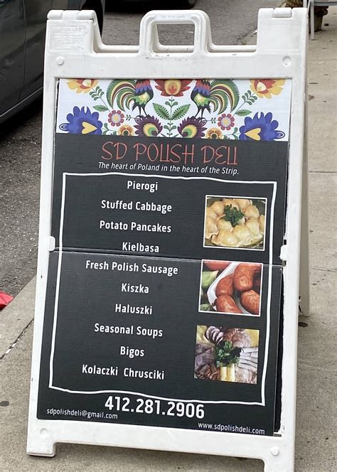 Menu At S D Polish Deli Restaurant Pittsburgh