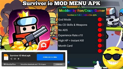 Survivor Io Mod Apk Unlimited Gems Energy Survivor Io Hack Apk