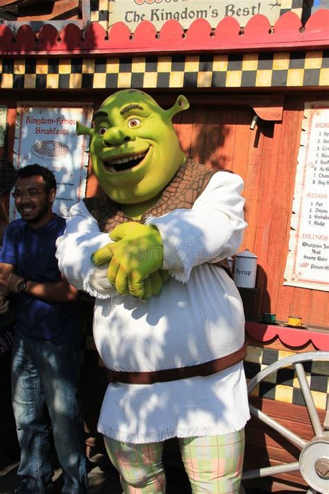 Shrek at Universal Studios Hollywood Editorial Photography - Image of ...