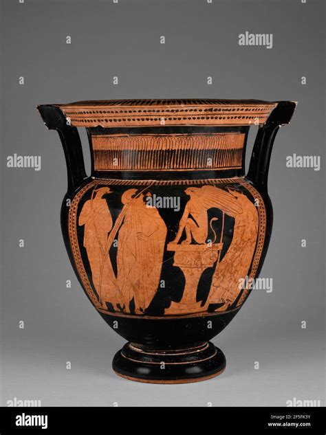 Attic Red Figure Column Krater Attributed To The Painter Of London