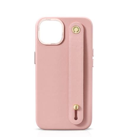 IPhone 14 Plus Letter Strap Case Blush Nude Fone Express