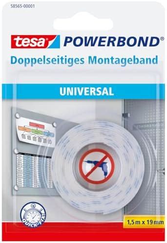 Tesa Montageband Tapete Putz 10 Kg Haltekraft Pro Meter Starkes