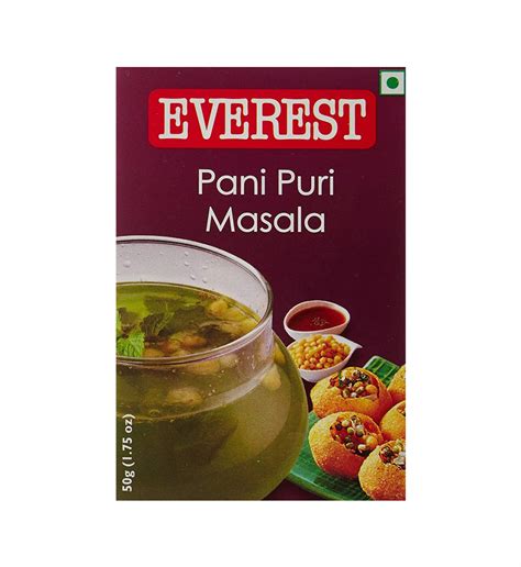 Everest Pani Puri Masala 50g Carton Apna Food Market