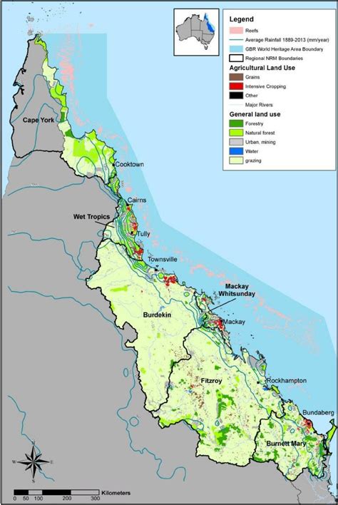 Nrm Regions In The Great Barrier Reef Catchment Source Thorburn