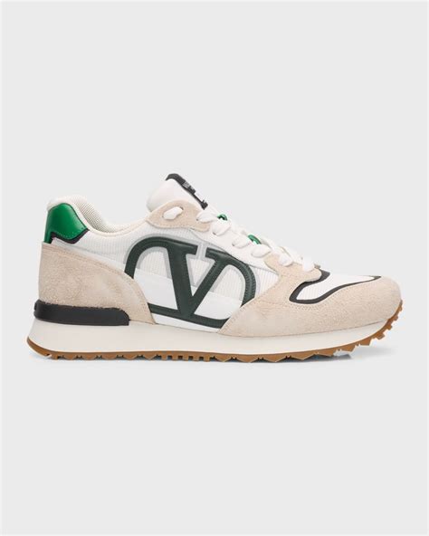 Valentino Garavani Men S VLogo Pace Mixed Media Runner Sneakers