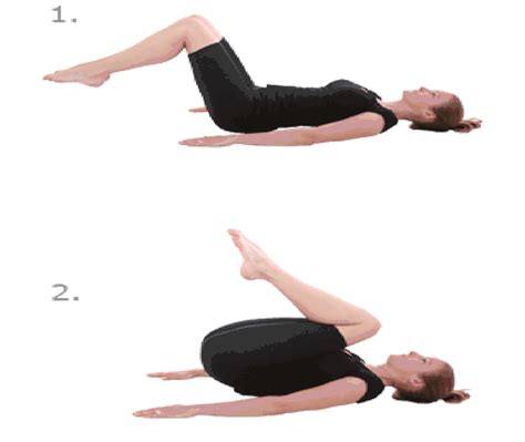 Step Exercises And Fitness Ab Exercises Step 2 Bent Knee Hip Raise