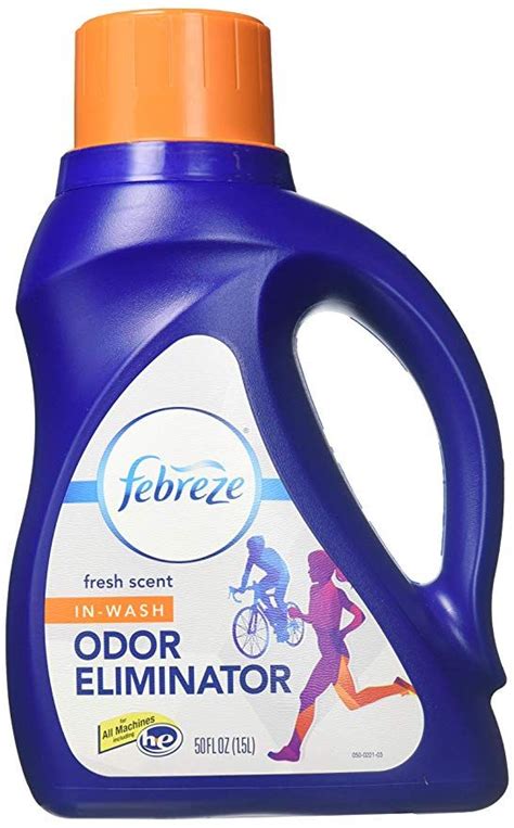 Febreze In Wash Laundry Odor Eliminator Fresh Scent 50 Fluid Ounce