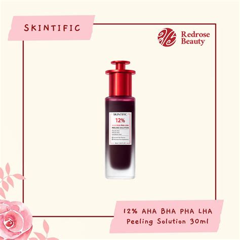 Skintific 12 Aha Bha Pha Lha Peeling Solution Serum 30ml Shopee Malaysia