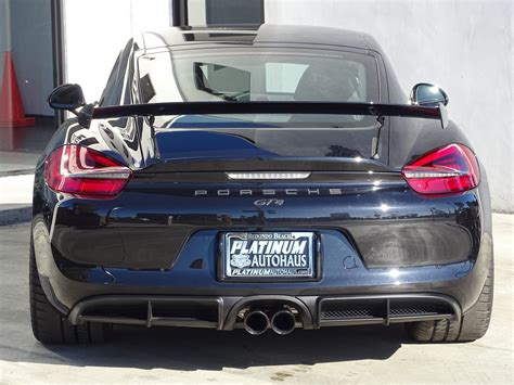 Porsche Cayman Gt Carbon Fiber Rear Diffuser Off