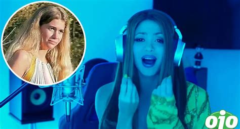 Así reaccionó Clara Chía con canción de Shakira y Bizarrap OJO SHOW OJO