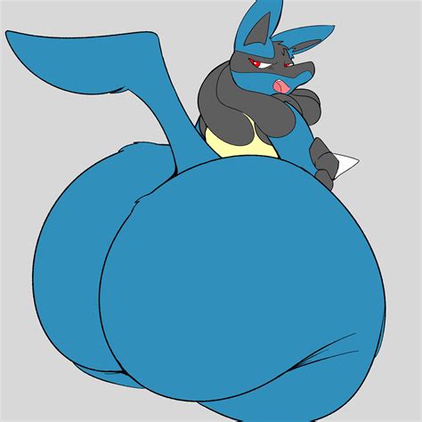 Rule 34 Big Ass Bubble Butt Huge Ass Lucario Pokémon Species