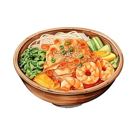 Tokpokki Korean Food Watercolor, Watercolor, Food, Menu PNG Transparent ...