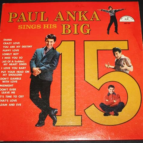 Paul Anka Etsy