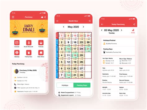 Panchang App Ui Exploration By Shashank Tyagi On Dribbble