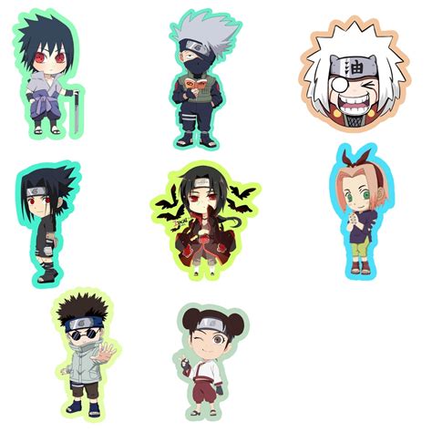 Jual Stiker Naruto Shippuden Chibi Bisa Custom Boruto Sticker Anak