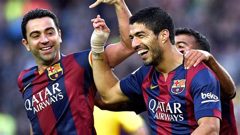 Lionel Messi Neymar Luis Suarez go over 100 goals for season - ESPN