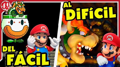 Del Más FÁcil Al Más DifÍcil Jefes Finales De Super Mario Youtube