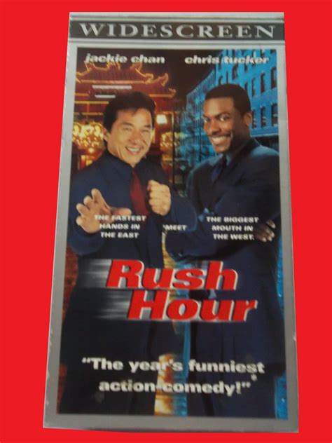 Rush Hour Vhs Fast Shipping Jackie Chan Chris Tucker Action